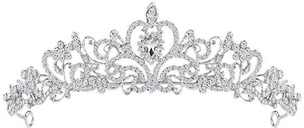 MG ENTERPRISE silver flower crown Hair Accessory Set