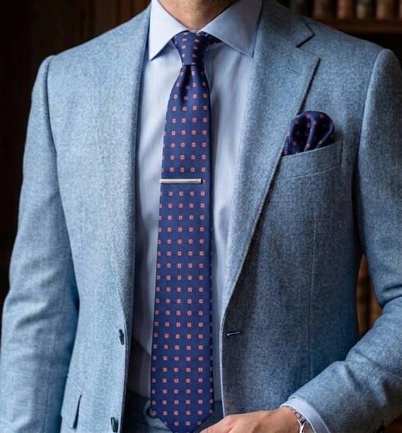 Salbay Geometric Print Tie