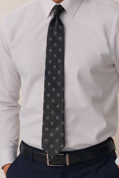 RANDOME STRIPE Embroidered Tie
