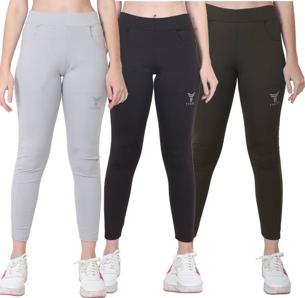 TYKUN Solid Women Multicolor Tights