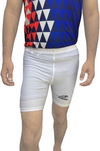 playway Solid Men White Tights