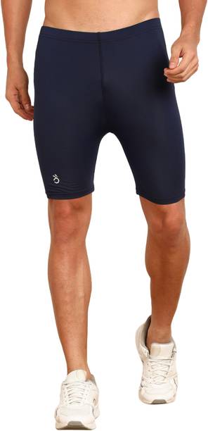Lemona Solid Men Dark Blue Tights