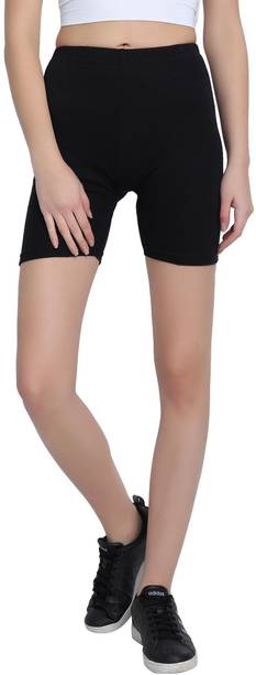 V Star Solid Women Black Tights