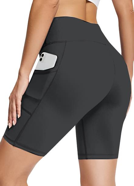 POOJARAN Solid Women Grey Tights