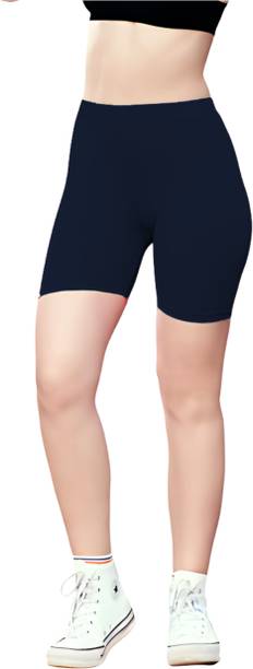 LadyCare Solid Women Dark Blue Tights