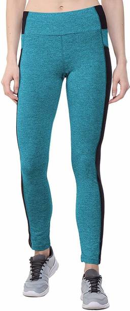 CHKOKKO Solid Women Light Blue Tights