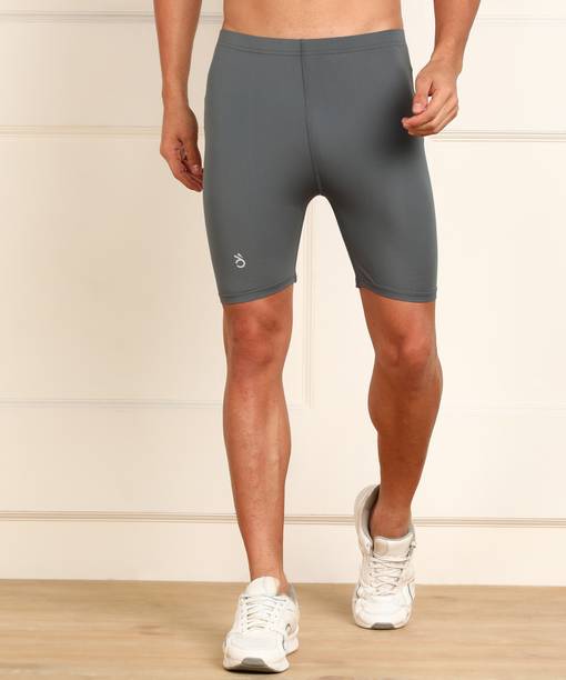 Lemona Solid Men Grey Tights