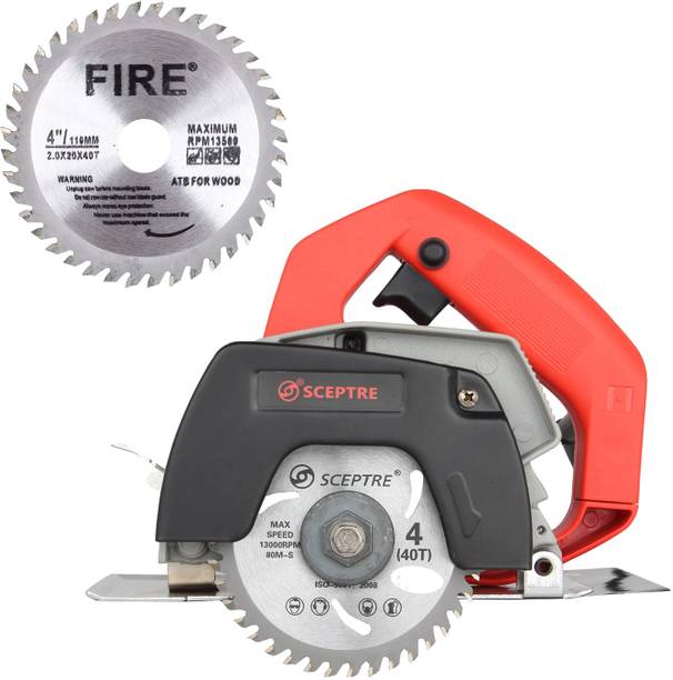Sceptre Marble Cutter Machine with Saw Blade 4”, 110mm with RPM 13500, 40 Teeth Marble Cutter