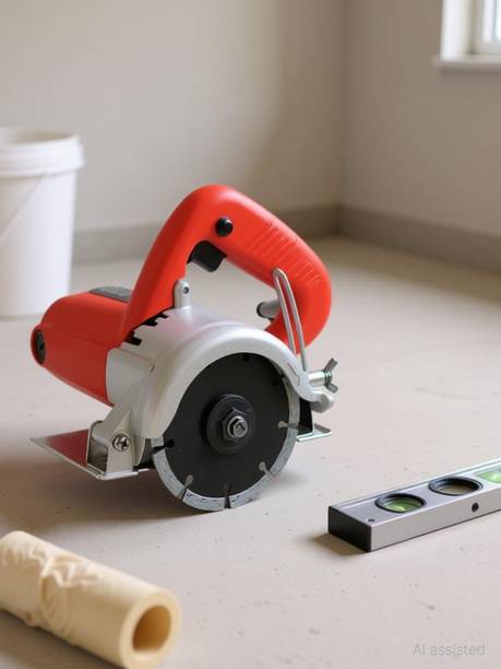 RanPra 4INCH/110MM MARBLE CUTTING MACHINE WITH 1 TCT BLADE AND 1 DIAMOND BLADE Marble Cutter