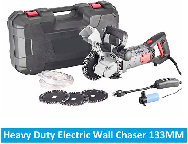 Sauran 133mm Electric Wall Chaser Groove Cutting Machine (EWC7) Handheld Tile Cutter