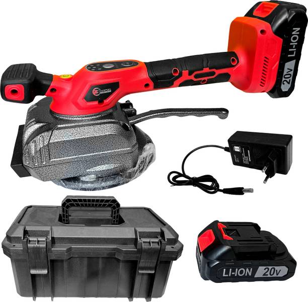 Digital Craft Tile Vibrator Machine, Cordless 5-Speed Suction Cup Lifter for Floor & Walls Kit Handheld Tile Cutter