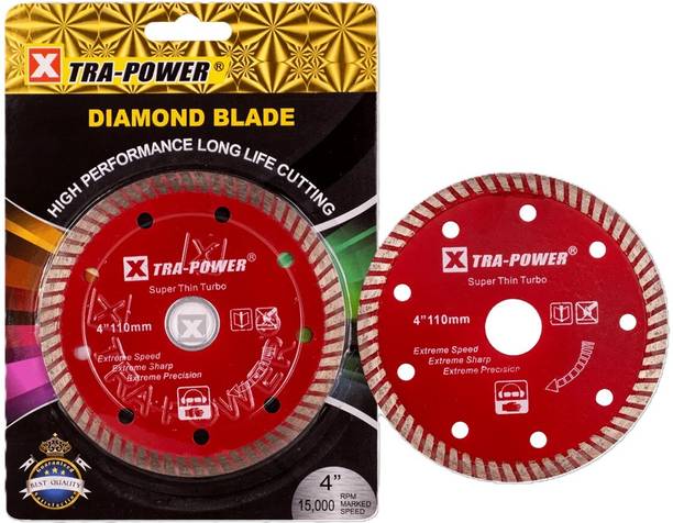Akron Xtra Power Super Thin Turbo Blade | for Tiles & Ceramic | Pack of 10 Pcs | Marble Cutter