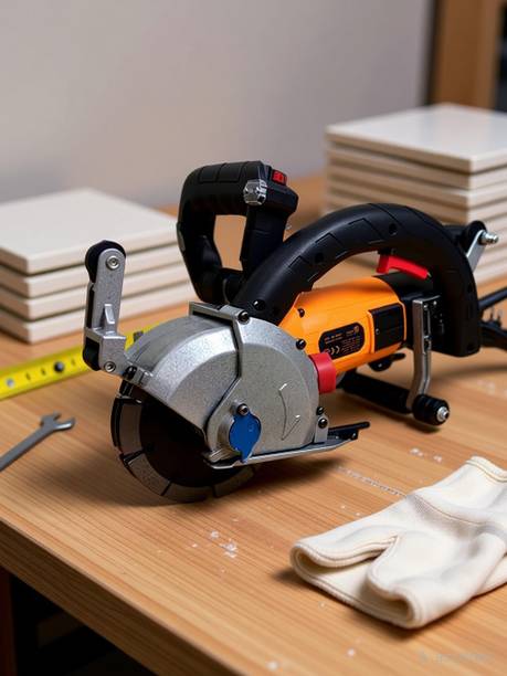 VOLTZ WC-133 6500W Wall Chaser, 5-Blade Slotting marble Cutter, 220V, 6500 RPM" Marble Cutter