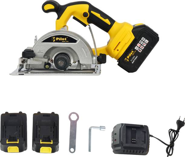 Pilot 21V Cordless Marble Cutter 125mm Brushless 4.0Ah 5000RPM Tile Granite Marble Cutter