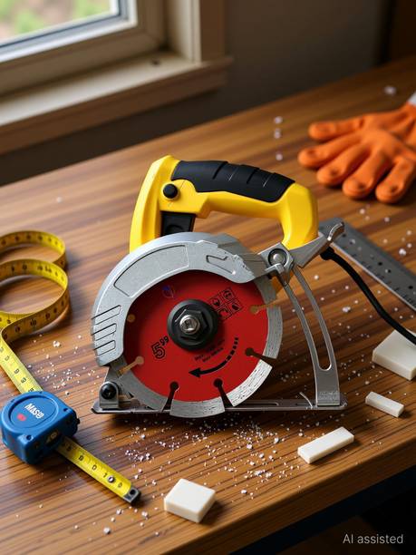 Mass Pro 5" Multipurpose Powerful Cutting Machine (1800 W) (13000 RPM) (Disc Dia 5"inch) For Wood/Marble/Tile/Granite/Metal Cutting Handheld Tile Cutter