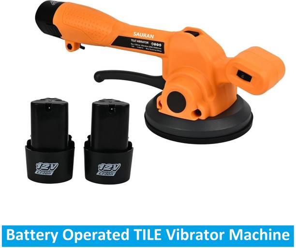 Sauran Tile Vibrator 12V Cordless Leveling Machine 3-Speed Adjustabl (TVM10) Table Top Tile Cutter