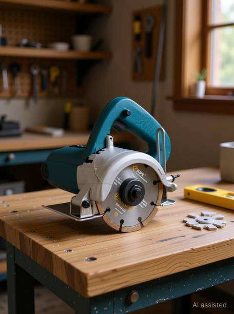 KPT 1,200W; 110mm; 4inch; KM4SBN; Marble Cutter Machine; Free Blade Marble Cutter