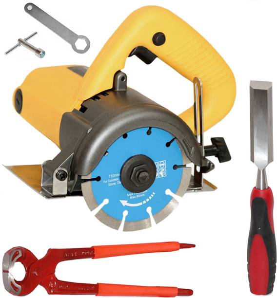Digital Craft Marble Saw Cutter Machine 110MM,8' Pincer Plier,25mm Wood Chisel Marble Cutter