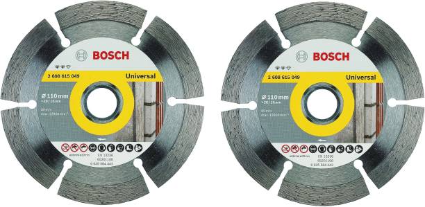 BOSCH Diamond Cutting Disc for Marble, Tile cutting, 110 x 20.16 x 10 mm (Pack of 2) Marble Cutter