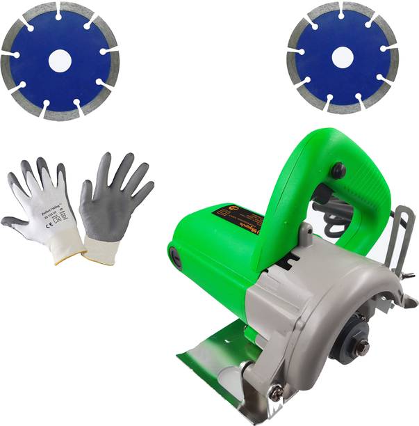 Hillgrove HGCM1275M1 Cutting Machine Saw for Tile/Marble/Wood with 2Pcs Tile Cutting Wheel Marble Cutter