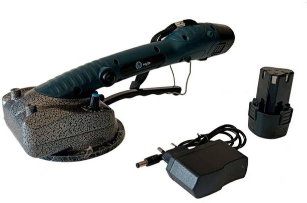 VOLTZ Tool Kit 350 W 21V Tilling Machine with 6 adjustable Speed & 2 Batteries. Handheld Tile Cutter