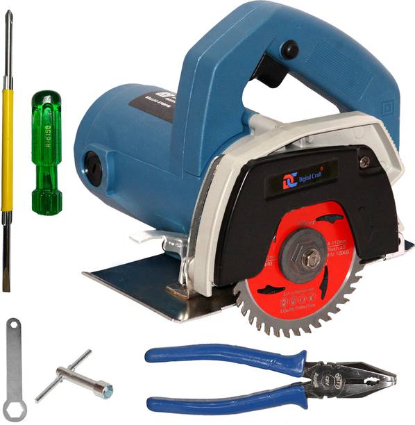 Digital Craft Wood Saw Machine 110,2 In 1 Screw Driver,8"Inch Combination Plier Marble Cutter