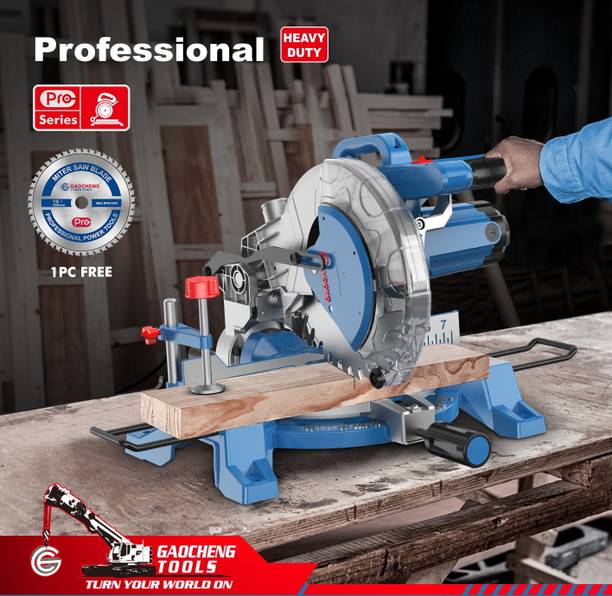 GSCPT GAOCHENG PRO 2700WATT 10INCH MITER SAW LED LASER LIGHT 45DEGREE ANGLE CUTTER Table Top Tile Cutter