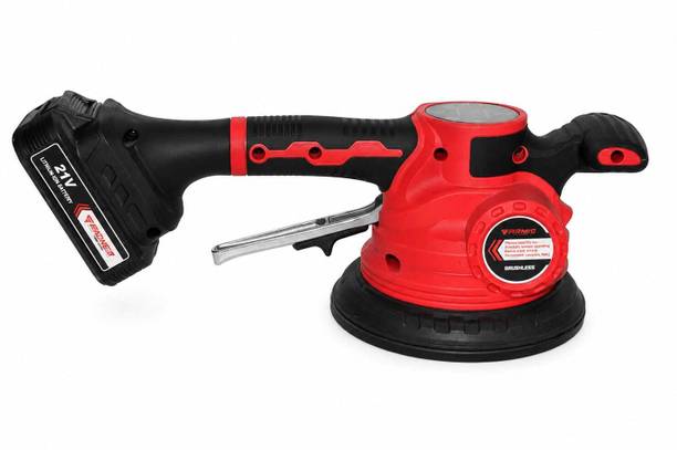 GSCPT SICHER 21V TILE VIBRATOR ROUND PAD170MM WITH 1 BATTERY 20000MAH 6 SPEED LED Overhead Motor Tile Cutter