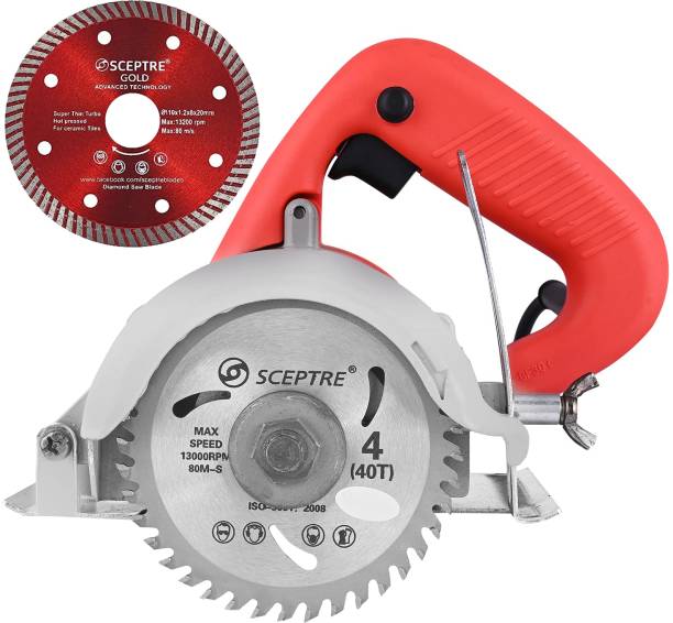 Sceptre Heavy Marble Cutter Multipurpose with Chipping Wheel Tile Cutting Blade (110mm) Marble Cutter