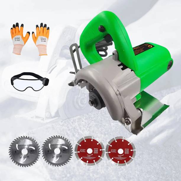 Hillgrove HGCM81M1 Cutting Machine Saw for Tile/Marble with Tile/Wood Cutting Wheels Marble Cutter
