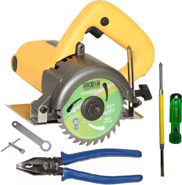 Digital Craft Circular Saw Machine 110MM,8"Inch Combination Plier,2 In 1 Screw Driver Marble Cutter