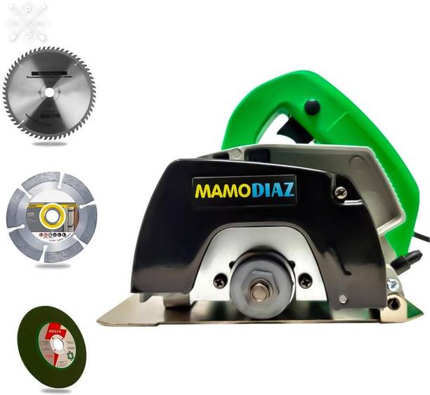 Mamodiaz MZ-CM4SA Heavy Duty Marble & Wood Cutter Machine with 3 Blade (1050W & 13300RPM) Marble Cutter