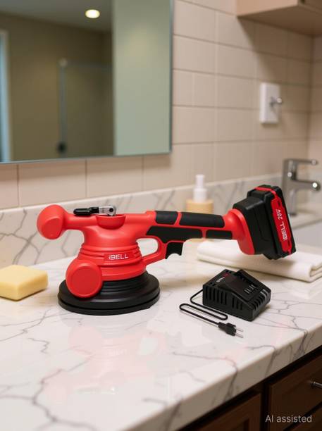 iBELL CT 20-60 20V, Cordless Tile Vibrator with 2AH Battery and Charger +BMC BOX Handheld Tile Cutter