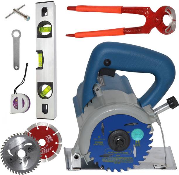 Digital Craft Wood Cutter Saw Machine 110MM,8' Pincer Plier,12' Spirit Level, 3MTR Tape Marble Cutter