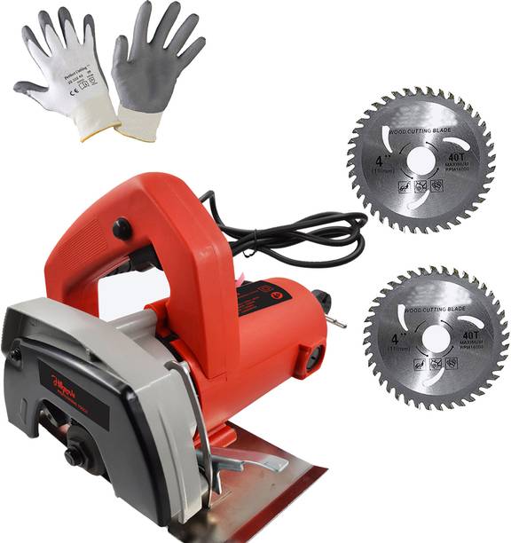Hillgrove HGCM1296M1 Cutting Machine Saw for Tile/Marble/Wood with 2Pcs Wood Cutting Wheel Marble Cutter