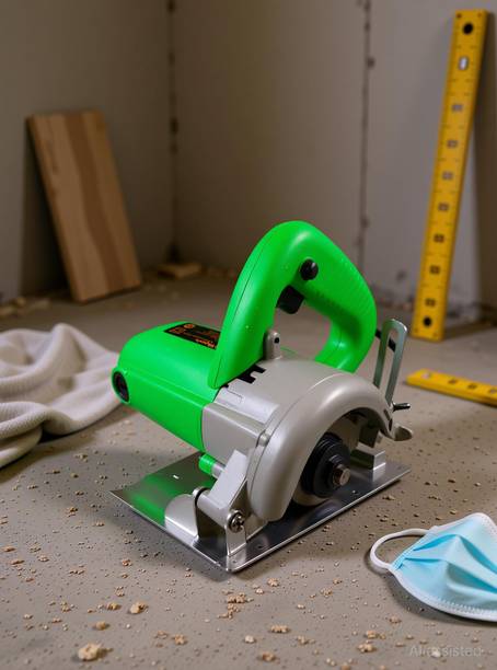 Hillgrove HGCM1280M2 Cutting Machine Saw for Tile/Marble/Wood with 1Pcs Wood Cutting Wheel Marble Cutter