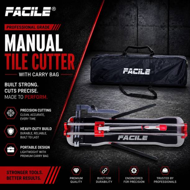 FACILE TurboX60 Heavy Duty Manual Tile Cutter 24INCH/600MM Model Manual Cutter
