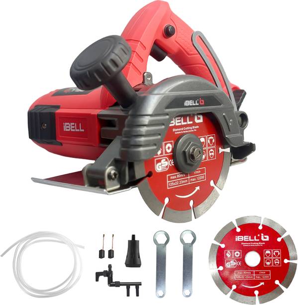 iBELL IBL MC25-60 Marble Cutter,1600W Motor,14000 RPM,125mm Blade, 38mm Cutting Depth, Marble Cutter