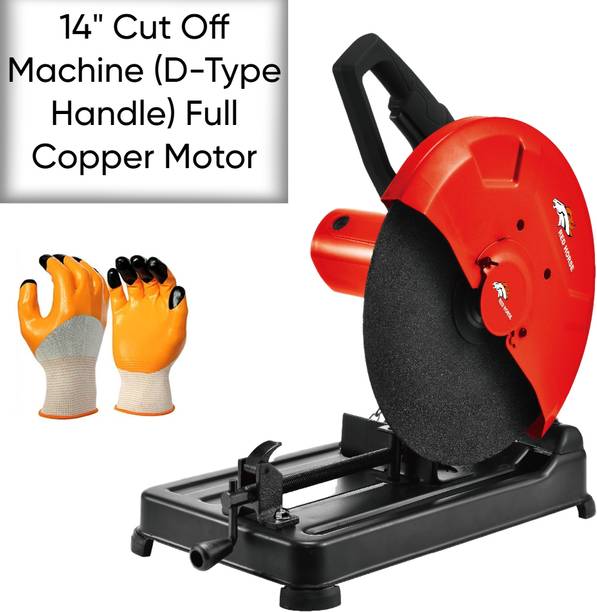 RanPra 14-Inch Heavy Duty Chop Saw for Metal - Full Copper Motor & Ergonomic D-Handle Chop Saw