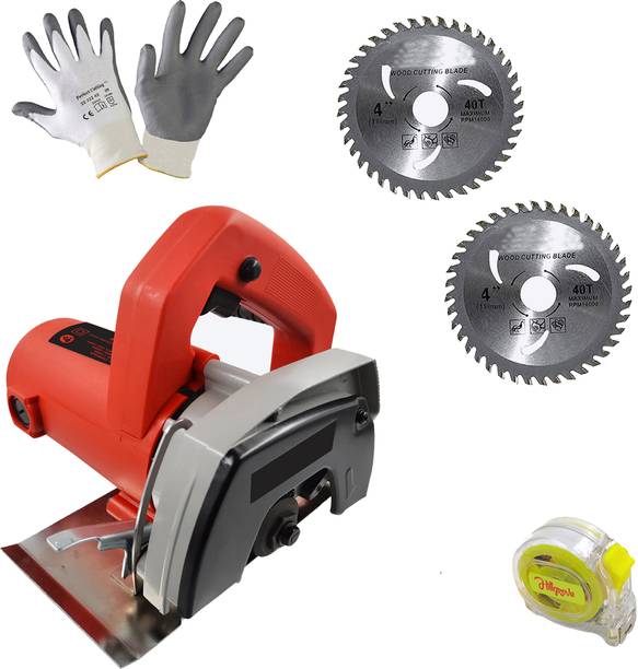 Hillgrove HGCM1298M3 Cutting Machine Saw for Tile/Marble/Wood with 2Pcs Wood Cutting Wheel Marble Cutter