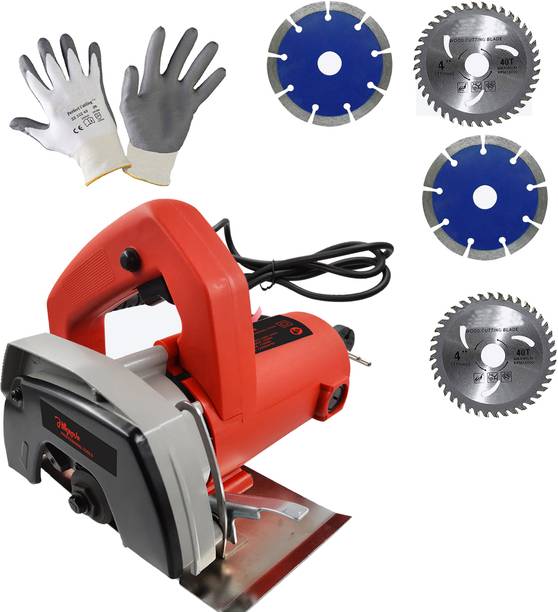 Hillgrove HGCM1300M1 Marble Cutting Machine Saw with 2Pcs Tile & 2Pcs Wood Cutting Wheel Marble Cutter