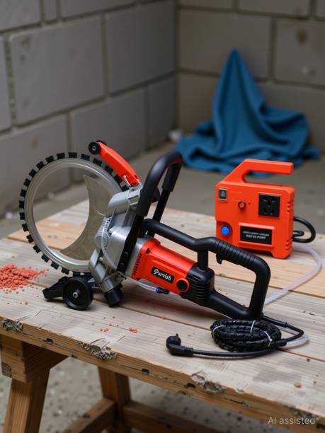 purvish Concrete Ring Saw Cutting Machine for Metal & Brick Dust-Free RCC Slab Cutter Chop Saw
