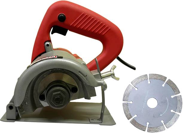 DUMDAAR Red 1400w Round Marble cutting machine with 1pc marble Cutting blade set Marble Cutter