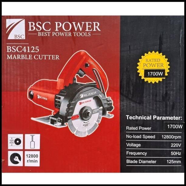 Bsc 1,700W; 125mm; 5inch; 4125; Marble Cutter Machine Marble Cutter