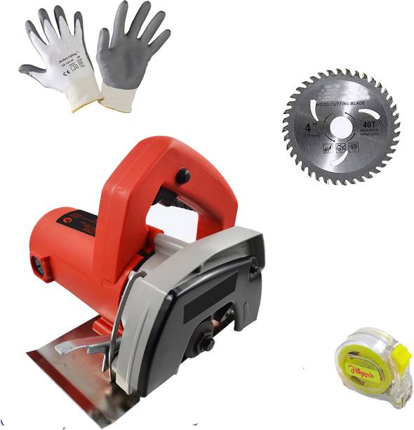 Hillgrove HGCM1297M2 Cutting Machine Saw for Tile/Marble/Wood with 1Pcs Wood Cutting Wheel Marble Cutter