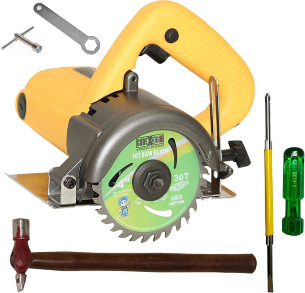 Digital Craft Circular Saw Machine 110MM,Hammer 200 gm,2 In 1 Screw Driver Marble Cutter