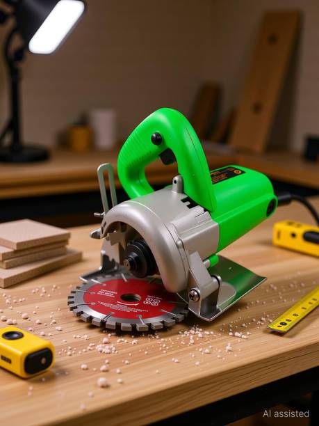 Hillgrove HGCM424M1 Cutting Machine Saw for Tile/Marble/Wood with 5Pcs Tile Cutting Wheels Marble Cutter