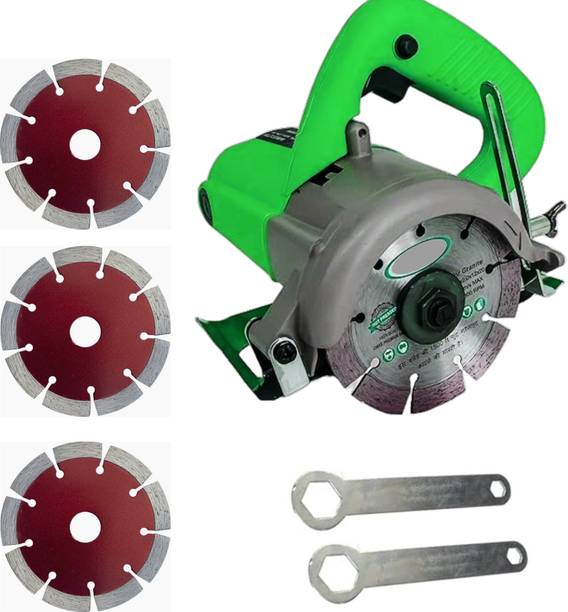 RanPra 110MM MARBLE CUTTER WITH 3 WALL CUTTING BLADE Handheld Tile Cutter