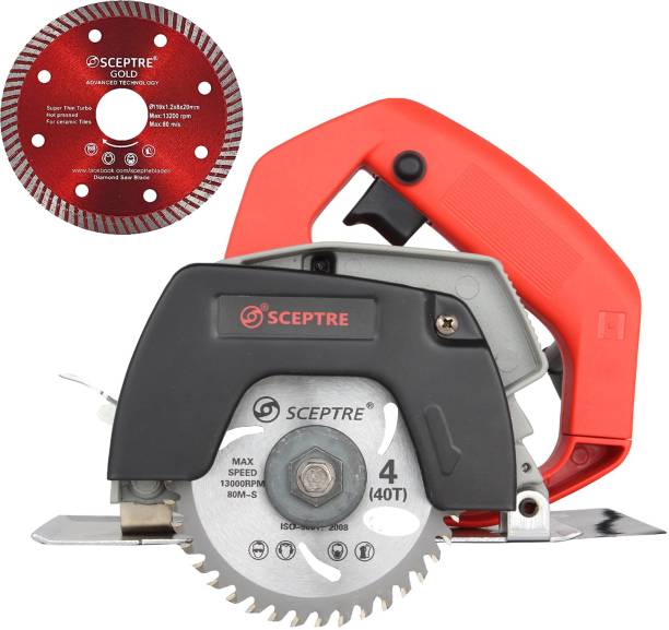 Sceptre Marble Cutter Machine with Zero Chipping Wheel Tile Cutting Blade (110mm) Marble Cutter