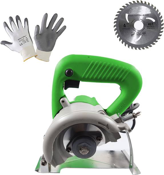 Hillgrove HGCM1280M3 Cutting Machine Saw for Tile/Marble/Wood with 1Pcs Wood Cutting Wheel Marble Cutter